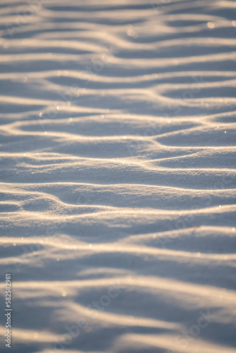Ripples in a white sand
