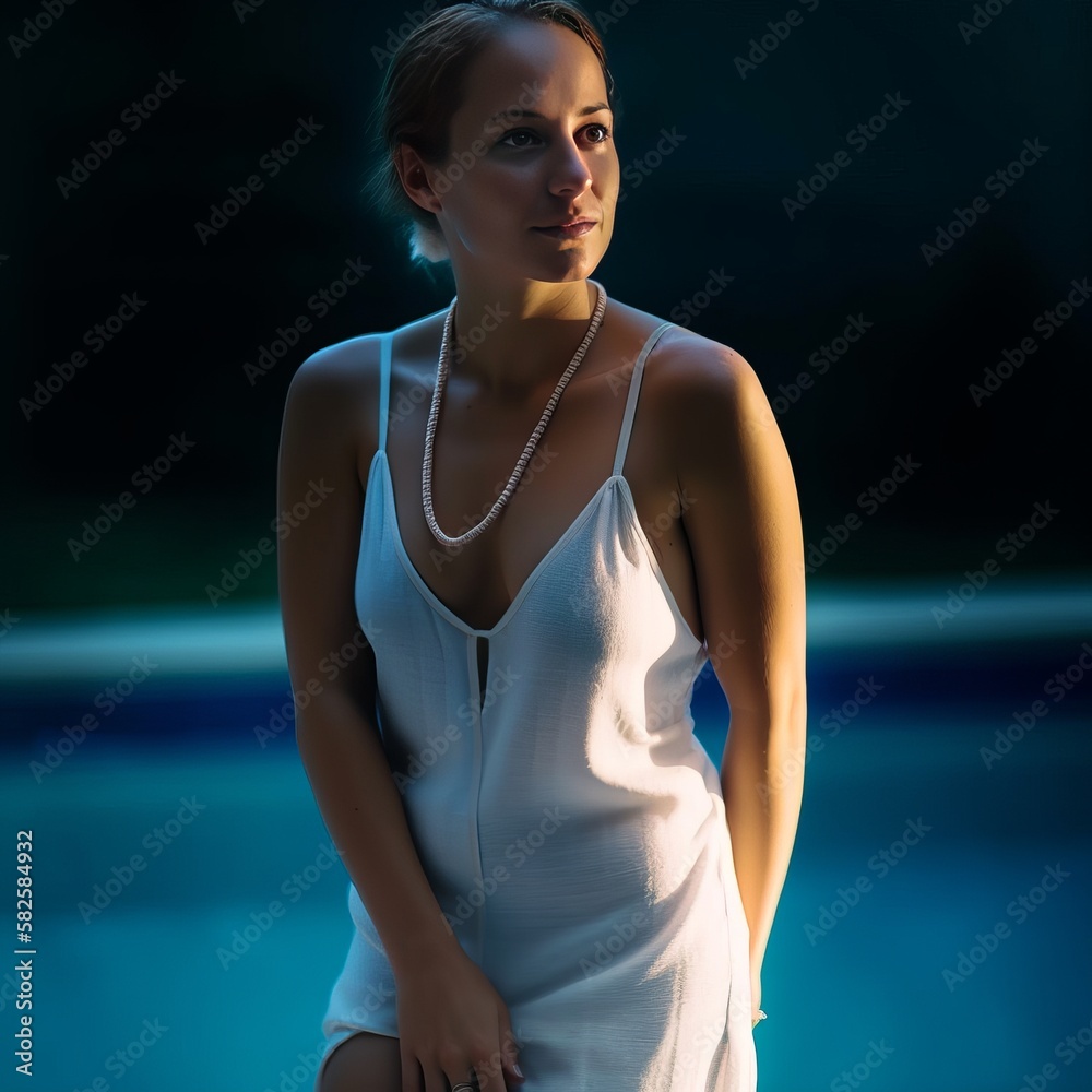 Beuatiful and sexy young woman at a swimmingpool Beuatiful and sexy young woman at a swimmingpool