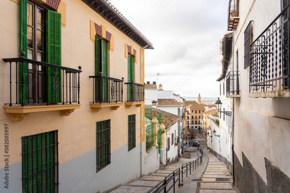 Realejo San Matias, the historic neighbourhood beneath the Alhambra palace