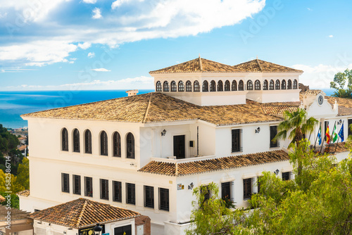 Old white village of Mijas in Malaga province photo