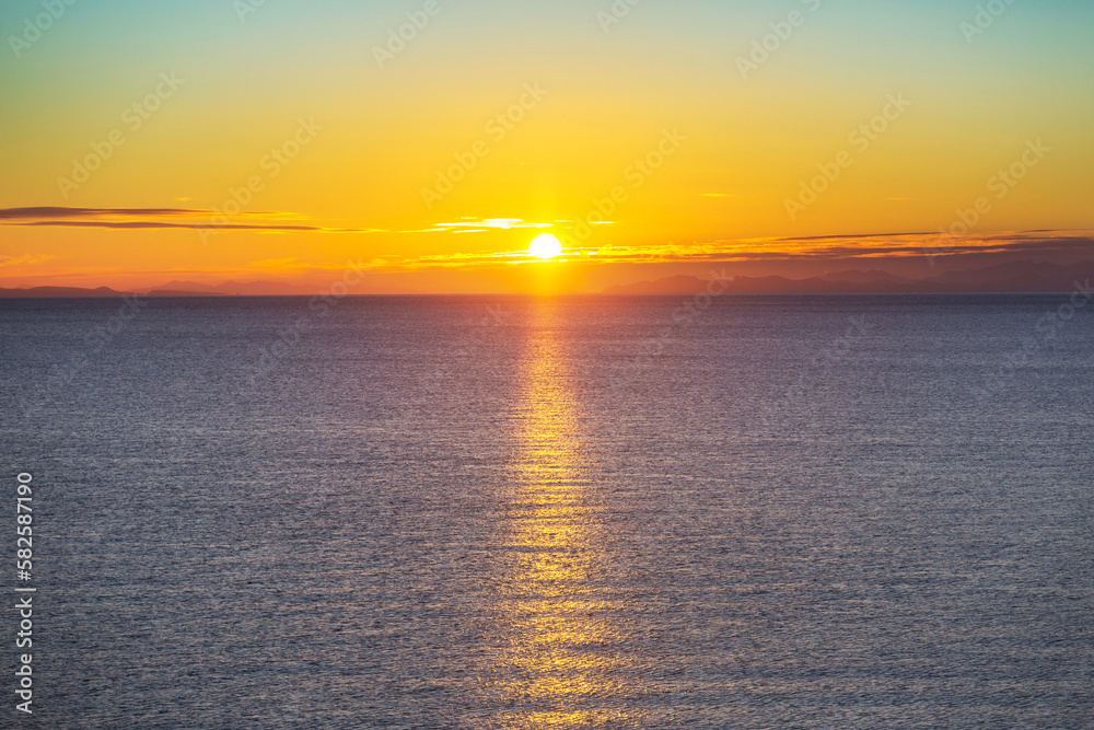 Fototapeta premium Sea sunset