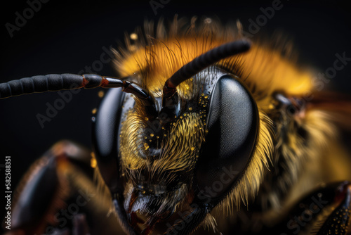 Macro Photo of a Bee