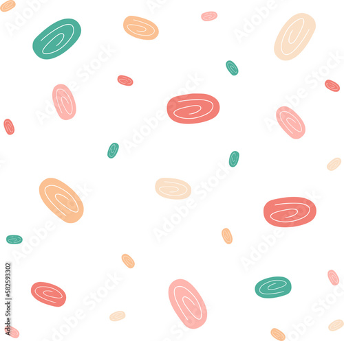 Abstract Oval Shape Background