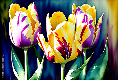 Tulip Watercolor