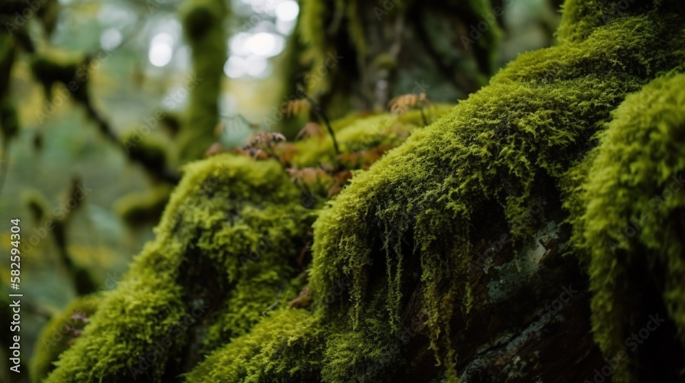 Fototapeta premium moss on tree