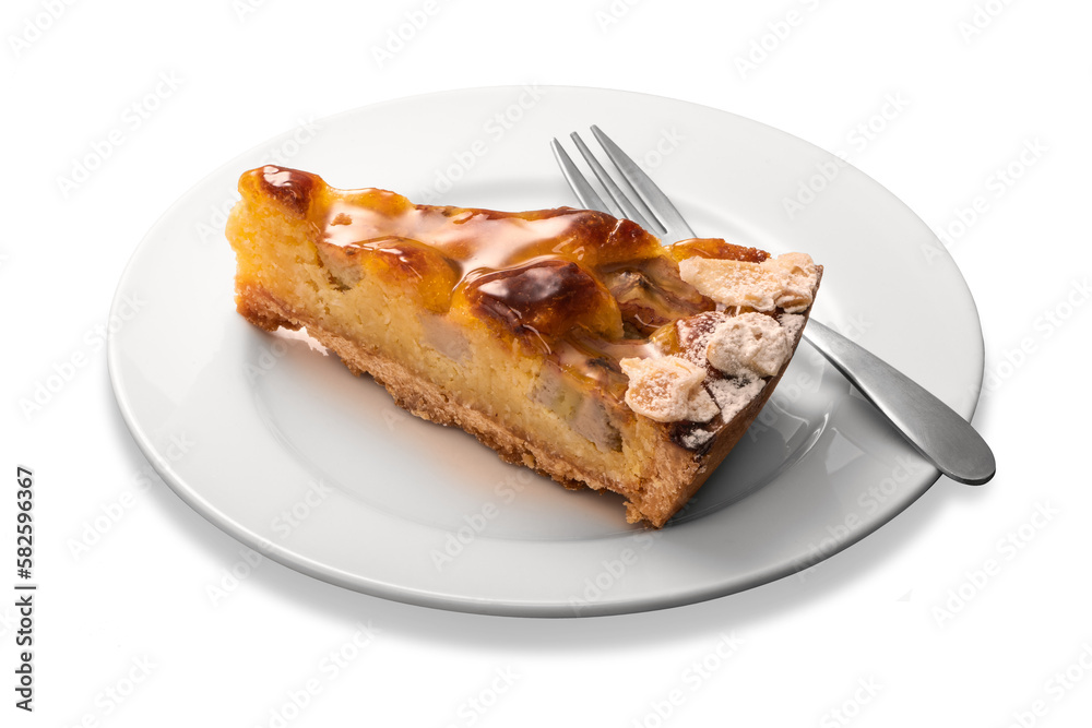 皿に乗ったケーキ