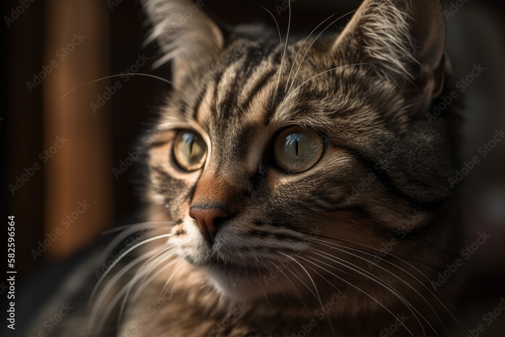 Fototapeta premium a cat. Generative AI