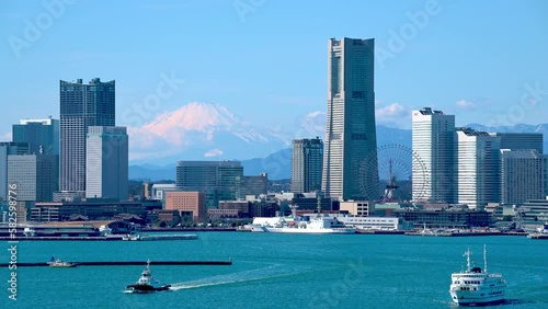 Yokohama Cityscape -富士山とみなとみらい-