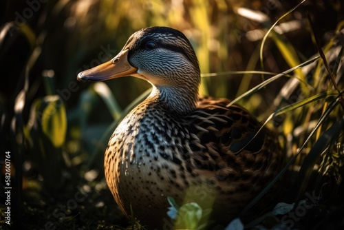 picture of a duck. Generative AI