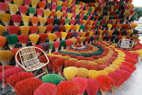 Thuy Xuan Incense Making Village in Hue, Vietnam photo