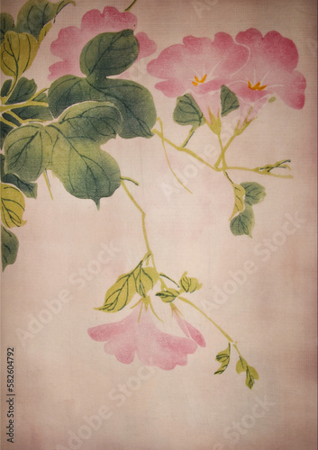 spring background with flowers