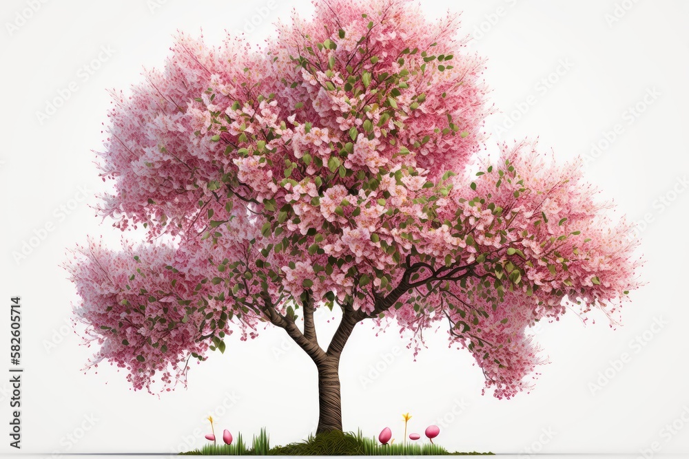 pink cherry tree