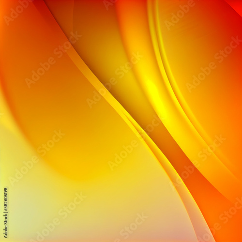 orange and red, abstract background design, gradient, blur, modern, Generative AI