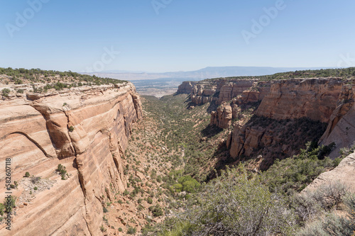 The view of the Colorado National Monument