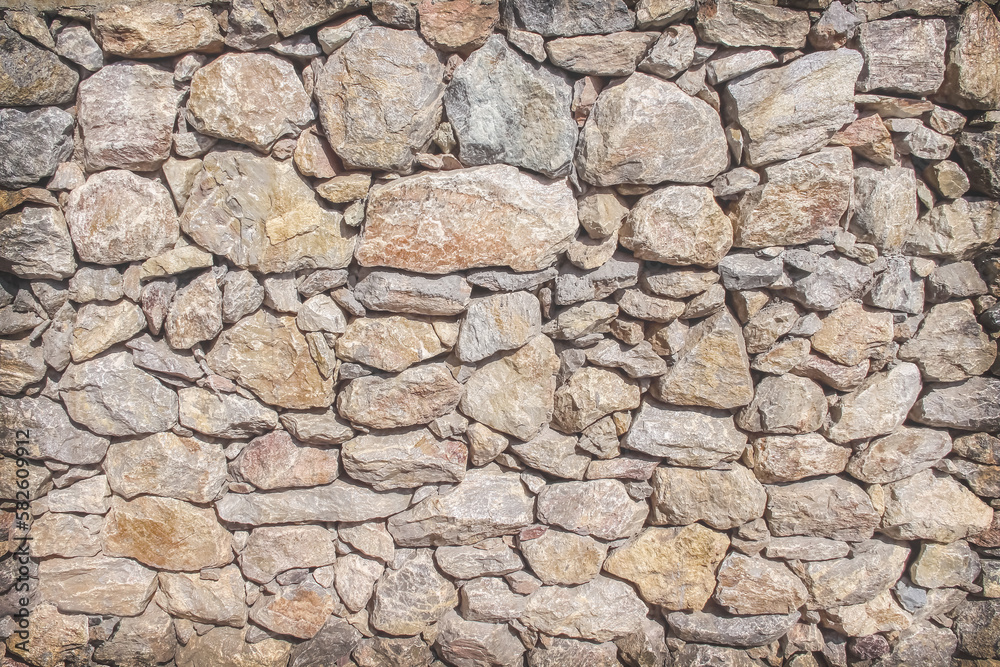 Rock brown texture in seamless patterns old wall background