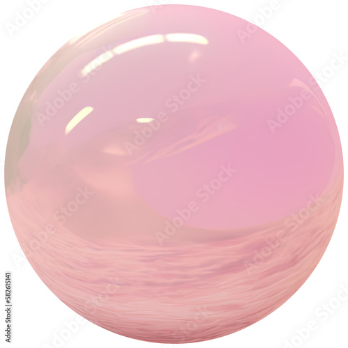 glossy marble ball