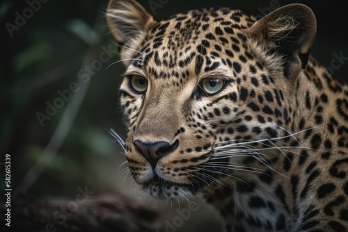 a picture of a leopard in its natural environment. Generative AI