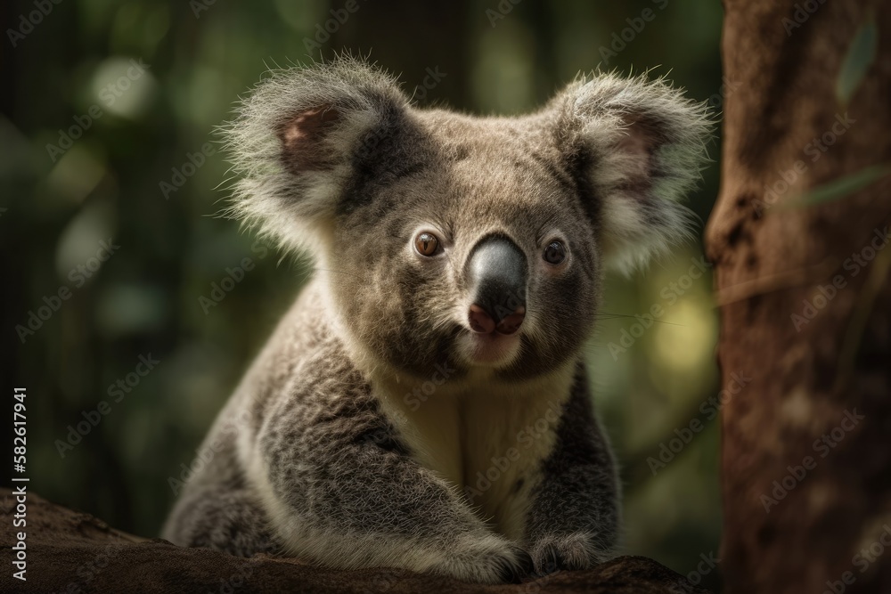 Obraz premium Australia's Port Macquarie Koala Hospital. Generative AI
