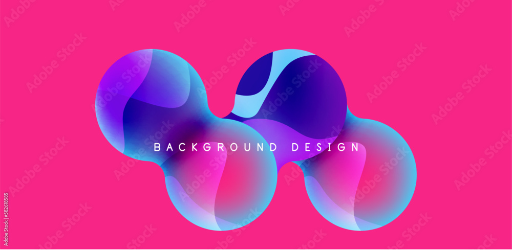 Bright abstract background glossy shiny circle and sphere composition. Minimalist geometric vector Illustration For Wallpaper, Banner, Background, Card Bright abstract background glossy shiny circle and sphere composition. Minimalist geometric vector Illustration For Wallpaper, Banner, Background, Card