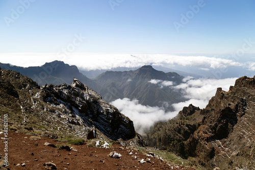 Roque de los Muchachos - Highest mountain peak on the island of La Palma (Canaries, Spain)