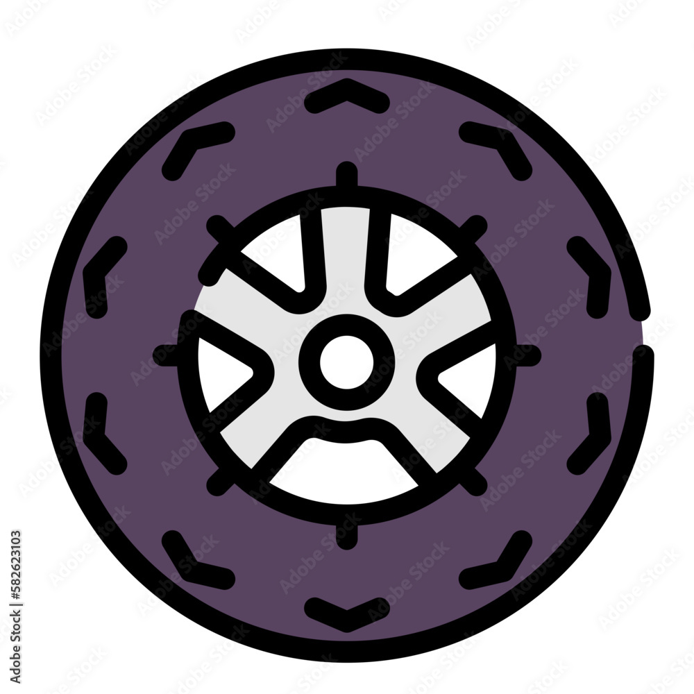 wheel car icon