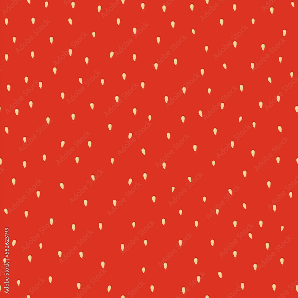Strawberry pattern for typography, textiles or packaging design. Vector illustration