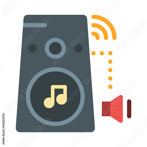 speaker flat style icon