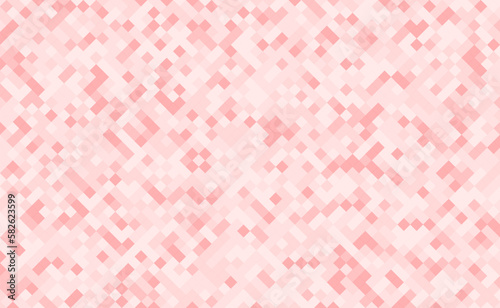 Abstract pink mosaic background, geometric elements