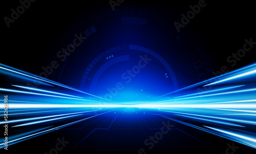 Abstract Light of technology background Hitech communication concept innovation background vector design.