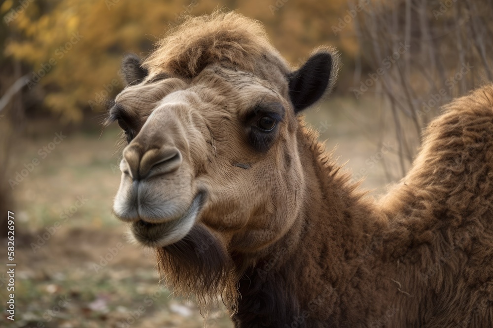 The Central Asian steppes are home to the huge, even toed ungulate known as the Bactrian camel eater, Camelus bactrianus. The dromedary has a single hump, in contrast to the Bactrian camel's two humps