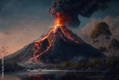 Fuego volcano eruption in Guatemala © Azar