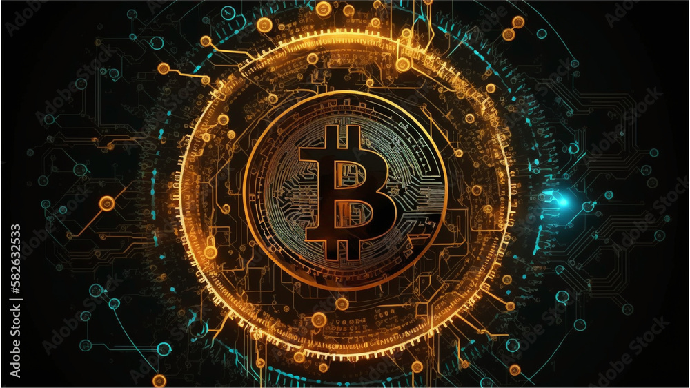 btc concept deisgn by generative ai btc concept deisgn by generative ai