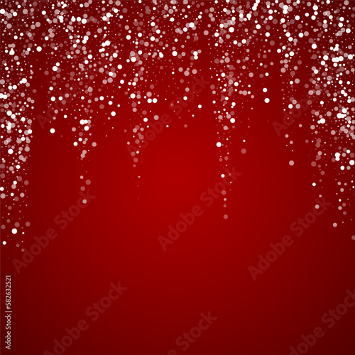 Snowfall overlay christmas background. Subtle