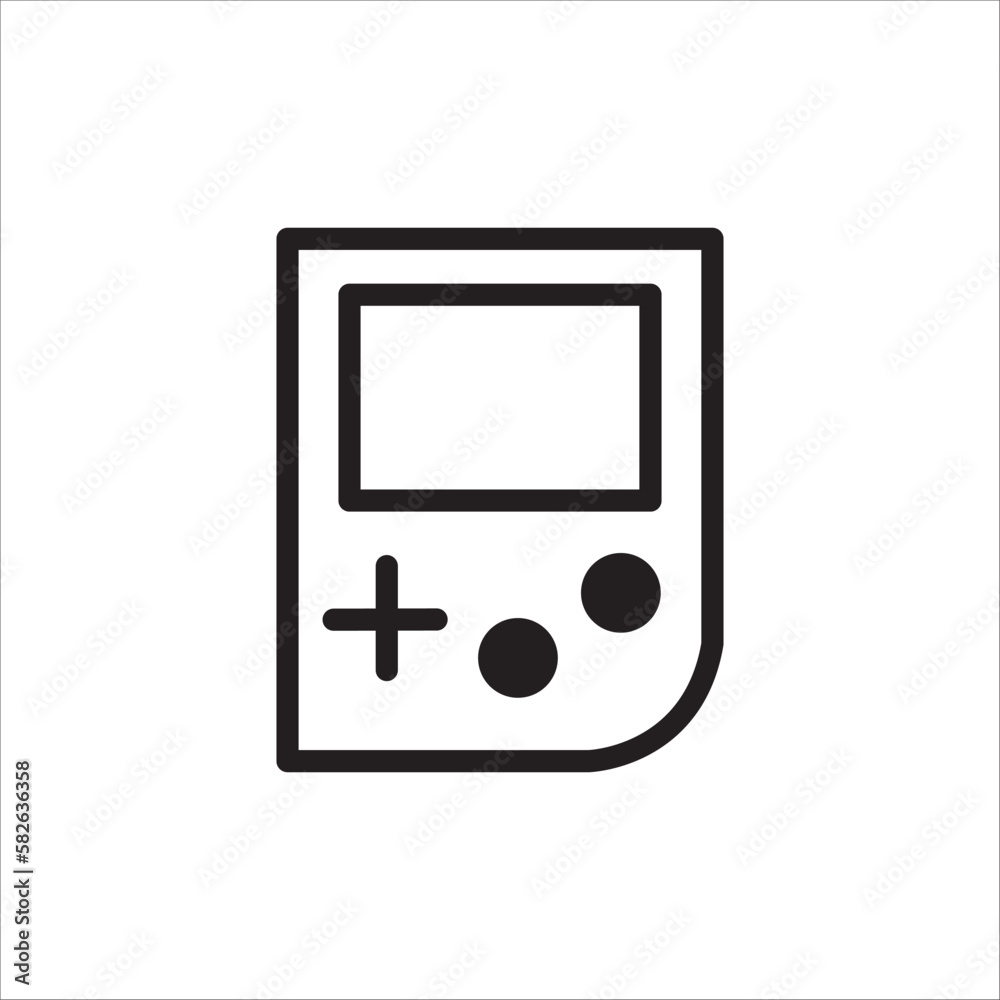 gamebote gameboy icon vector design gamebote gameboy icon vector design
