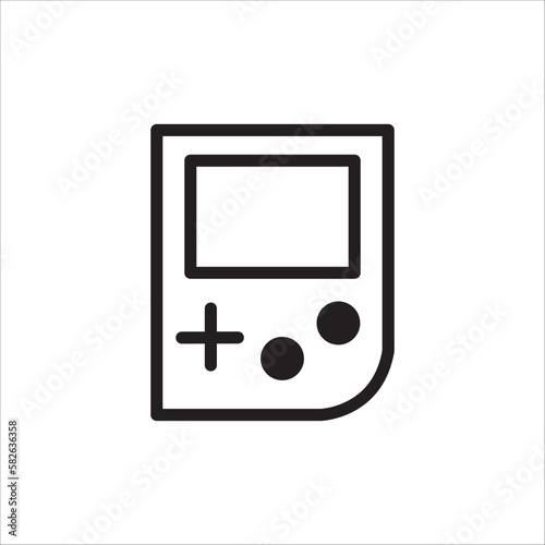 gamebote gameboy icon vector design