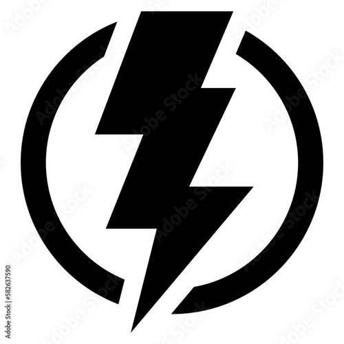 lightning bolt icon PNG image