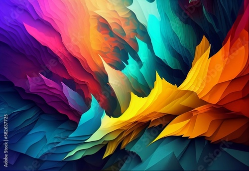 Colourful 3D texturise abstract background