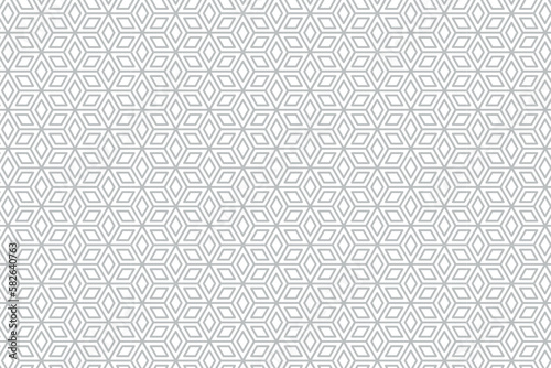 Seamless hexagonal pattern background vector