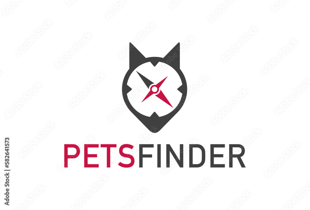 Pets Finder Logo Template Pets Finder Logo Template