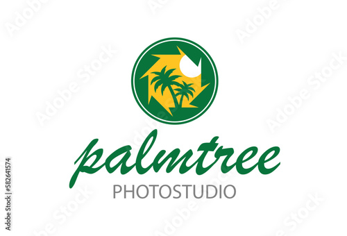 Palm Tree Logo Template