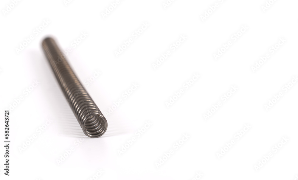 Metal spring isolated on white background
Metal spring isolated on white background