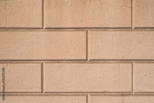 brown ashlar wall texture background photo