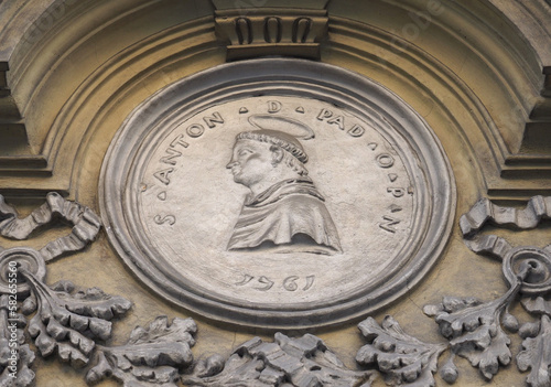 Sant Antonio bas relief circa 1761 in Turin