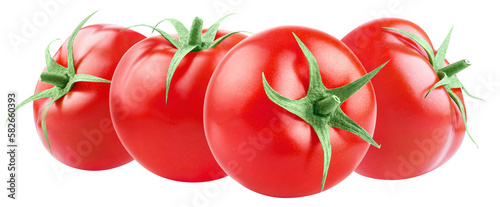Delicious red tomatoes cut out © Yeti Studio