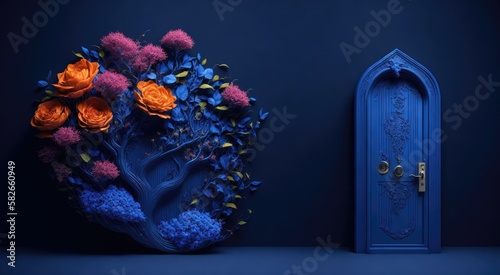 The door to the world of flowers