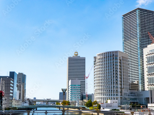 昼の大阪府大阪市北区中之島の風景