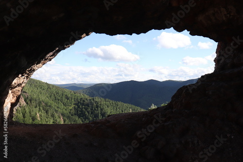 the cave is like the eye of sauron photo