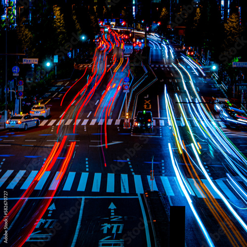 traffic at night