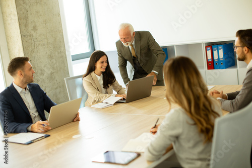 Businesspeople working in t...