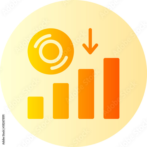 losses gradient icon